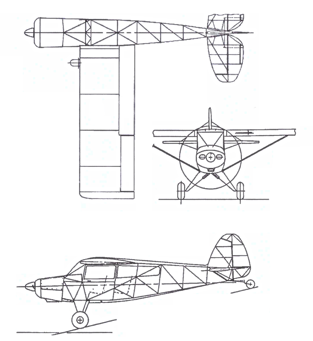 Bearhawk 3-Seiten Ansicht